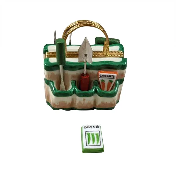 Gardening Tool Bag Limoges Collectible Boxes Rare Find