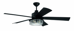 Garrick Indoor/Outdoor 56"Ceiling Fan Flat Black Exterior Fans FANS clearance sale