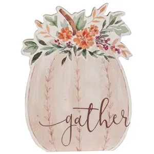 *Gather Chunky Watercolor Pumpkin Sitter Affordable Holiday Accessories