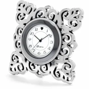 Geneva Clock In Silver Wall Decor online discounts