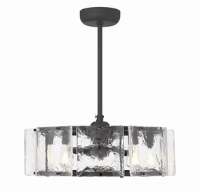 Genry LED Fan D'Lier Matte Black Fandeliers FANS on sale now