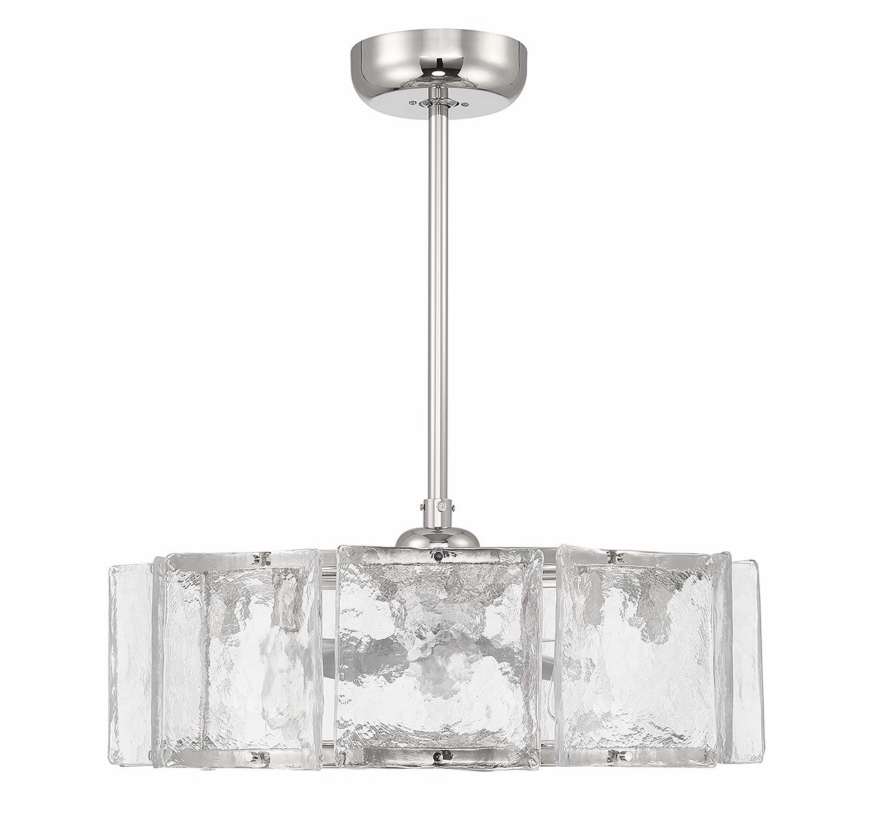 Genry LED Fan D'Lier Polished Nickel Fandeliers at discount prices