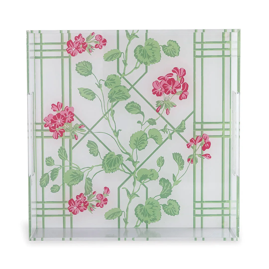 Geranium Trellis Tray Trinket Trays & Boxes cheap