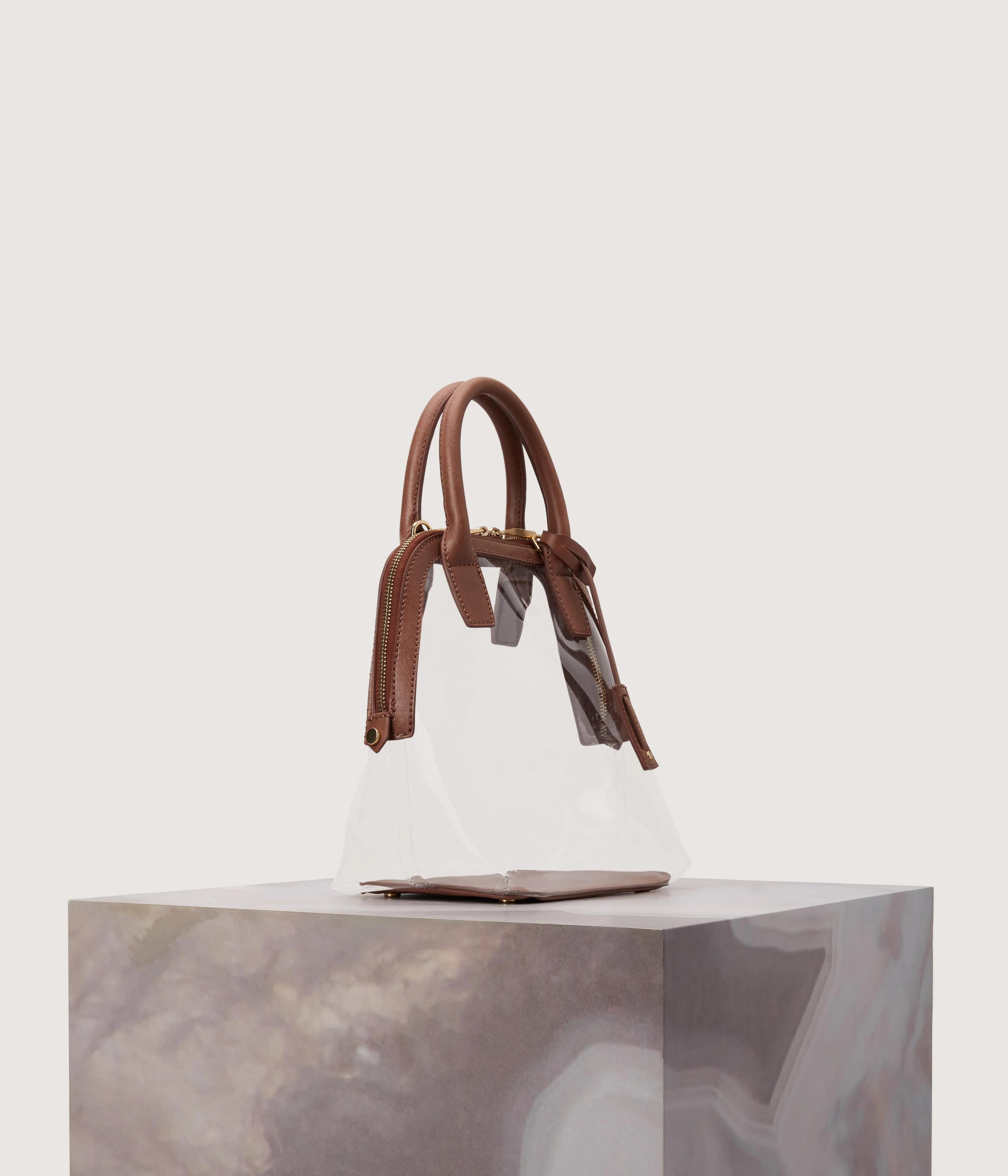 GESSI SMALL Vegan Satchel - PVC