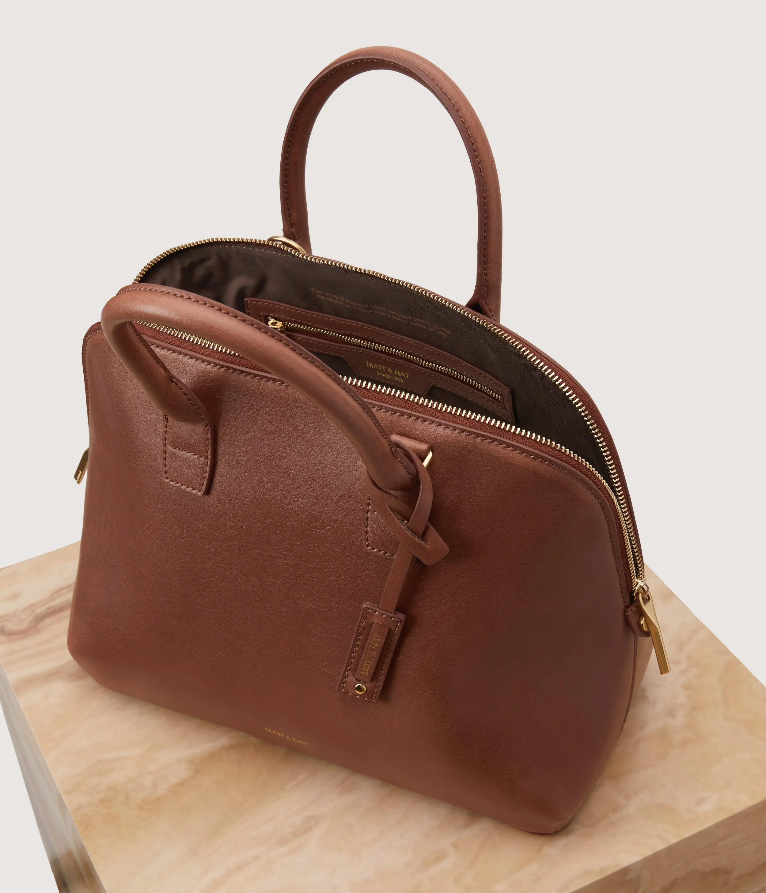 GESSI Vegan Satchel - Vintage