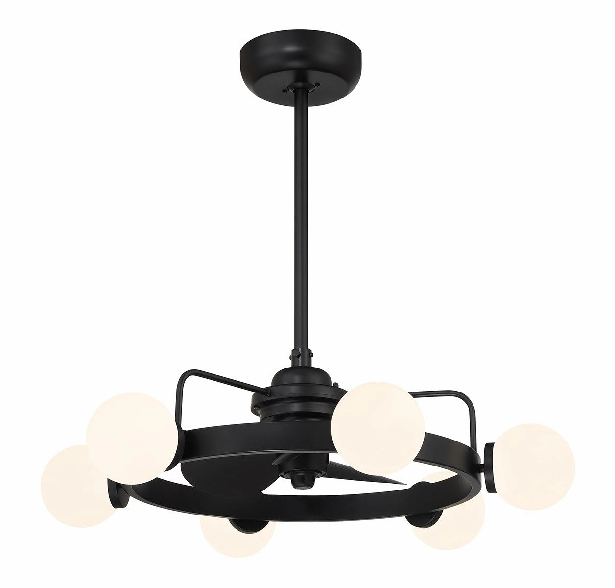 Gibson LED Fan D'Lier Matte Black Fandeliers at discount prices
