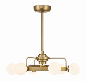 Gibson LED Fan D'Lier Warm Brass Fandeliers FANS on sale now