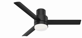 Gilmour 52"Ceiling Fan Matte Black Huggers FANS outlet store