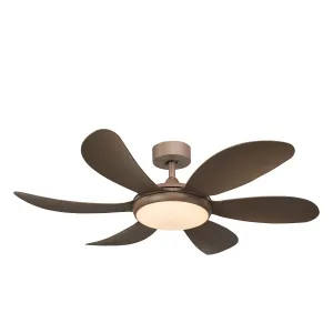 GIRASOL 46" 6-BLADE DC CEILING FAN WITH 36W LED LIGHT Smart Fans Energy Saver