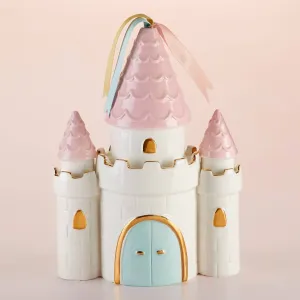 Girl's Simply Enchanted Castle Ceramic Bank In Pink Decorative Accessories trending offers