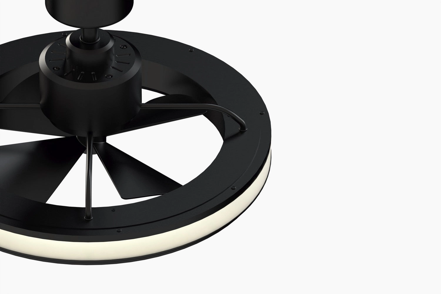Gleam 16"Ceiling Fan Black Fandeliers at discount prices