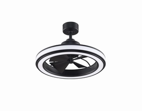 Gleam 16"Ceiling Fan Black Fandeliers FANS on sale now