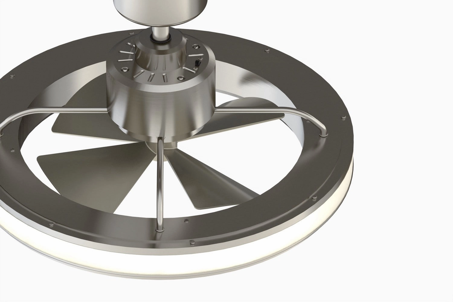 Gleam 16"Ceiling Fan Brushed Nickel Fandeliers at discount prices
