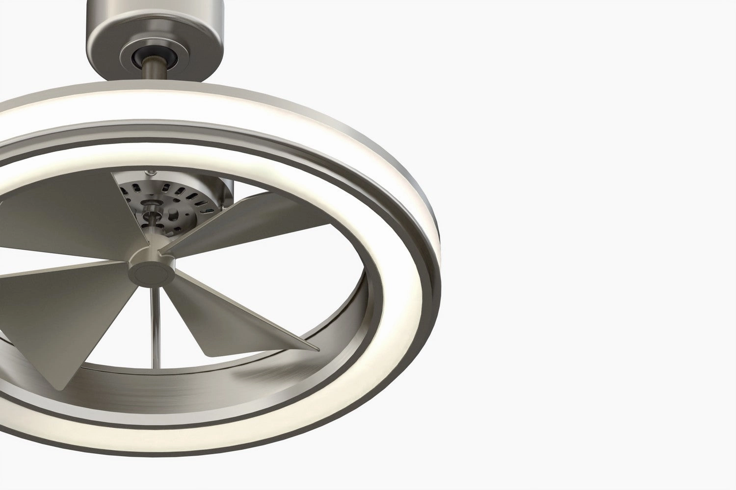 Gleam 16"Ceiling Fan Brushed Nickel Fandeliers at discount prices