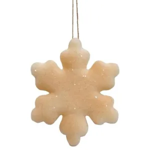 Glitter Snowflake Ornament Decorative Accessories best selling