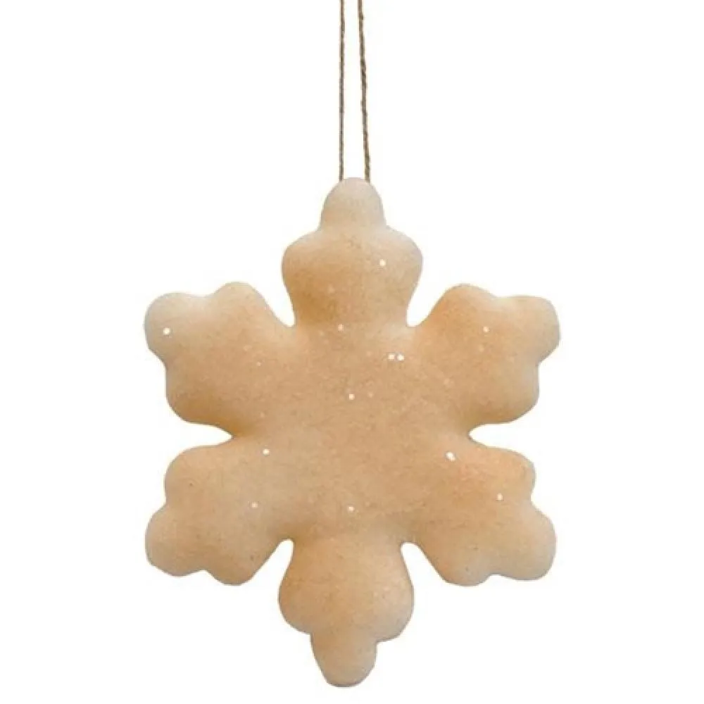 Glitter Snowflake Ornament Decorative Accessories best selling