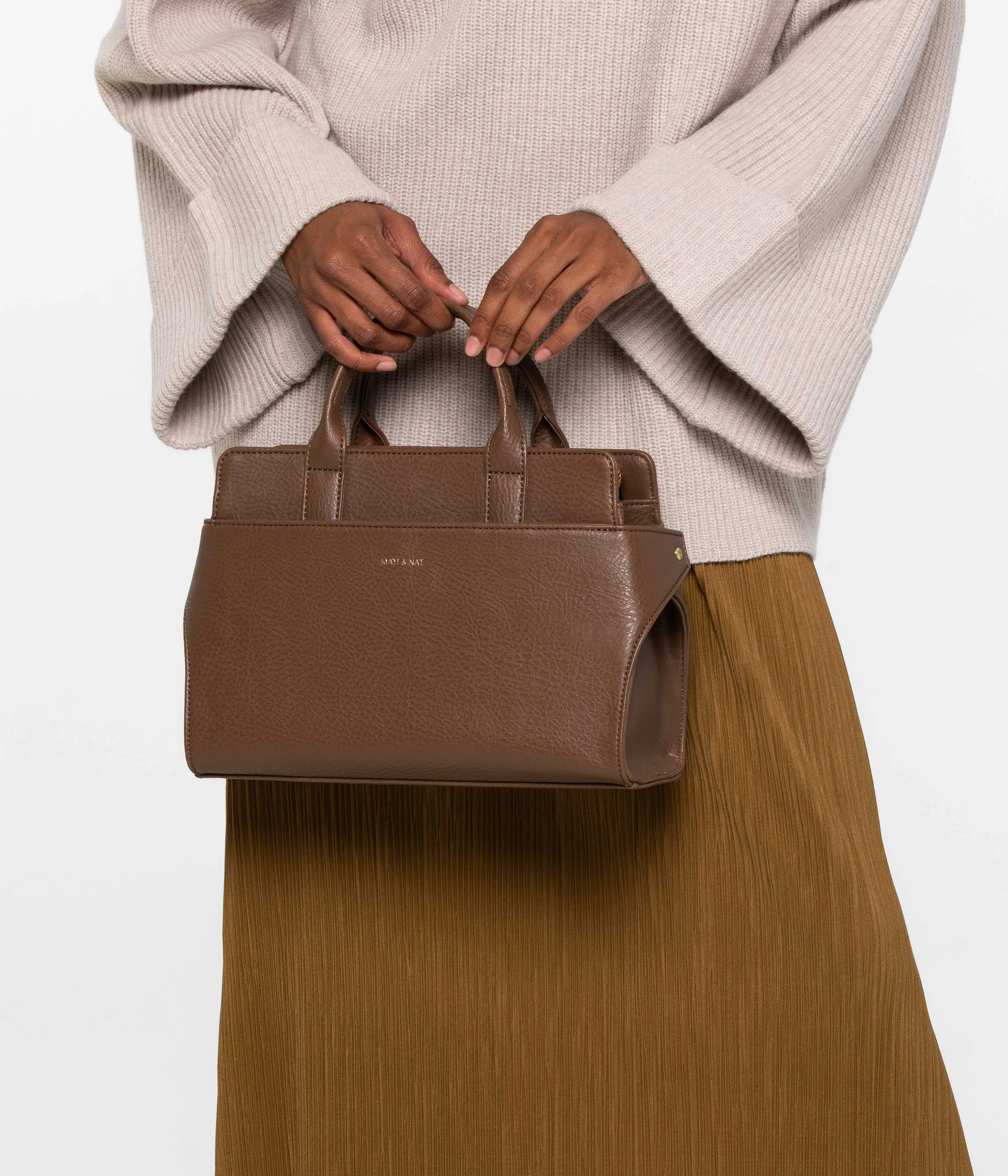 GLORIASM Small Vegan Satchel - Dwell
