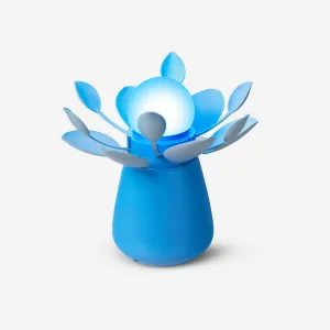Glowing blue flower lamp that moves Home Decor clearance sale