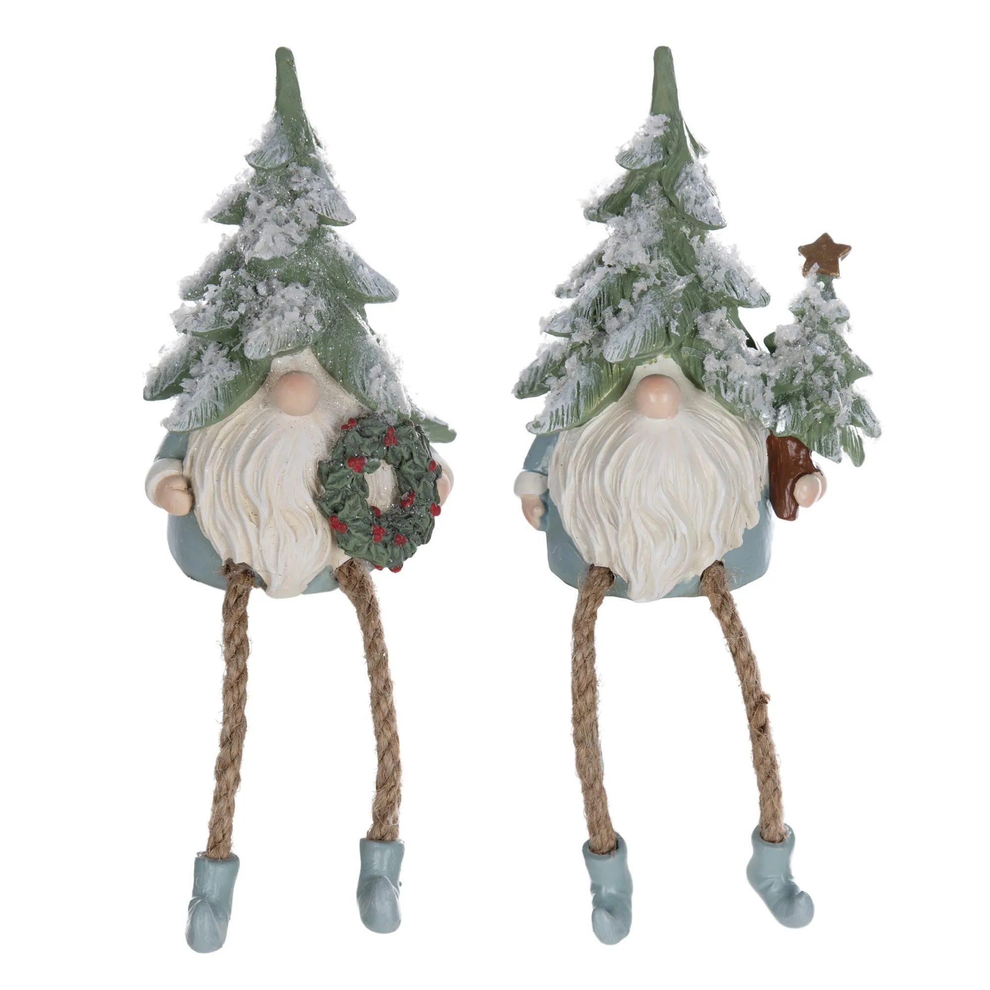 Gnome (Set of 6) 5.25"H Resin Affordable Holiday Accessories