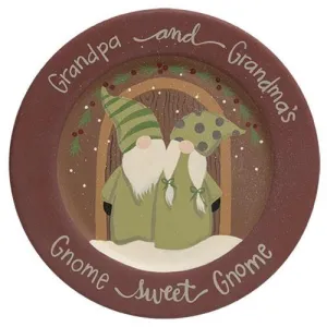 *Gnome Sweet Gnome Plate Decorative Accessories last chance deals