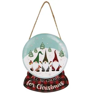 *Gnome Trio Wooden Snow Globe Ornament Decorative Accessories last chance deals