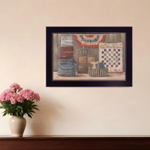 God Bless America 1 Black Framed Print Wall Art Wall Decor online discounts