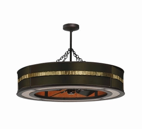 Golden Forge Eight Light Chandelier Fandeliers FANS on sale now