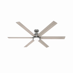 Gravity 72"Ceiling Fan Matte Silver Large Fans FANS best price