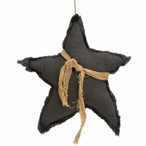 Gray Fabric Star Ornament Decorative Accessories outlet price