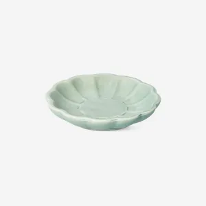 Green flower shaped dish - 10 cm Home Decor clearance sale