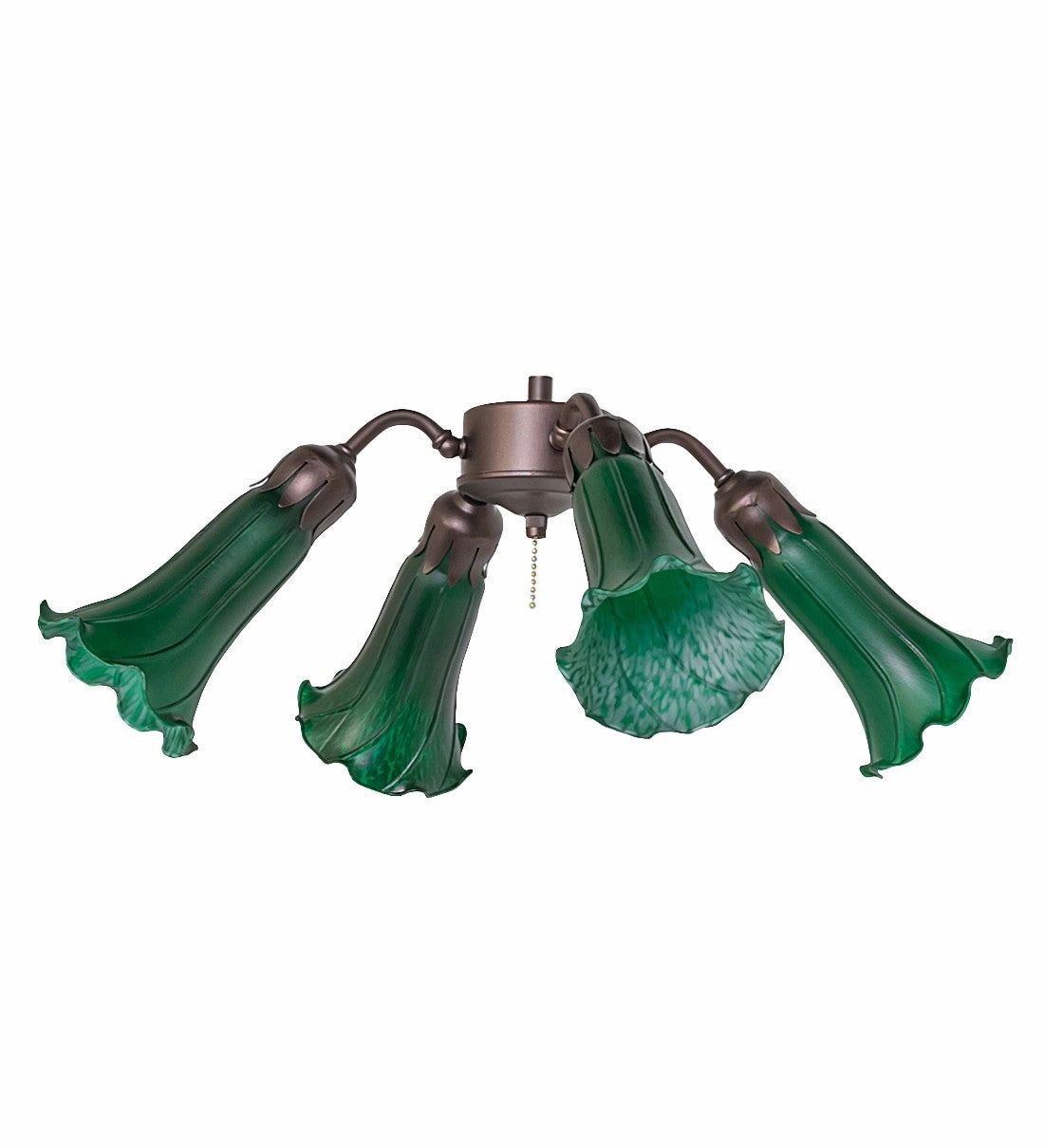 Green Four Light Fan Light Mini Ceiling Fans promo
