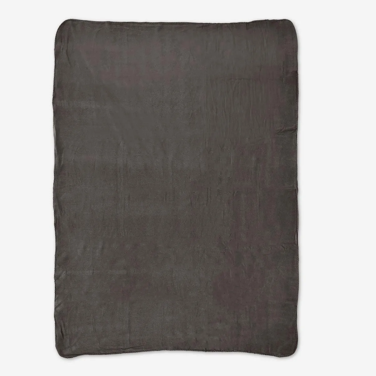 Grey fleece blanket - 130x180 cm
