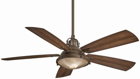 Groton Led 56" Ceiling Fan in Oil Rubbed Bronze Outdoor Ceiling Fans discount