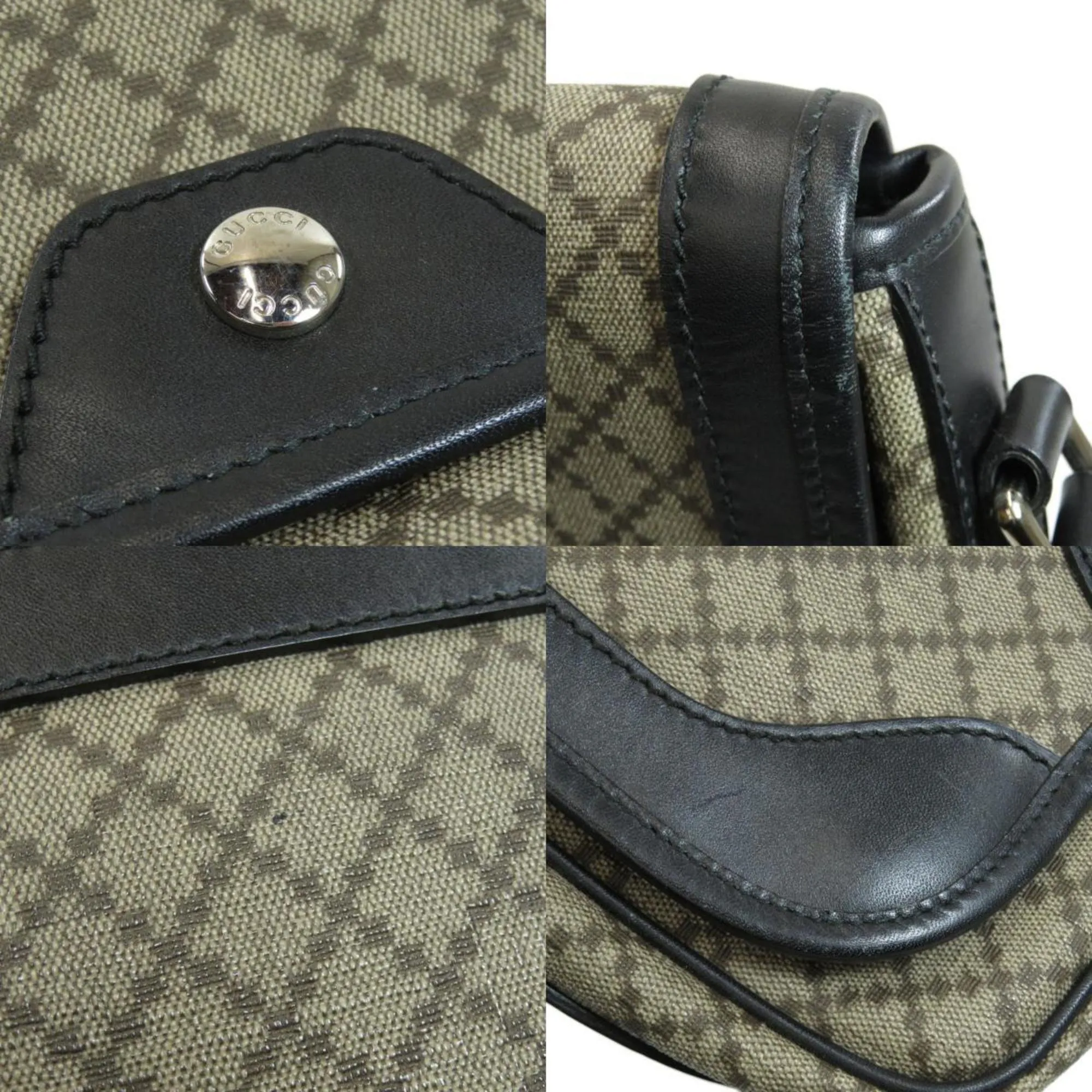 Gucci 295679 Diamante Shoulder Bag PVC Ladies GUCCI