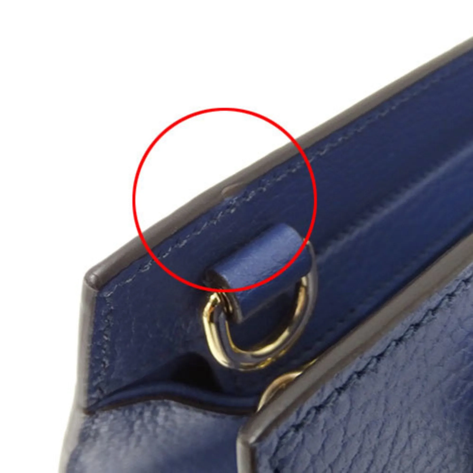 Gucci Bag Ladies Handbag Shoulder 2way Soho Leather Blue 607722