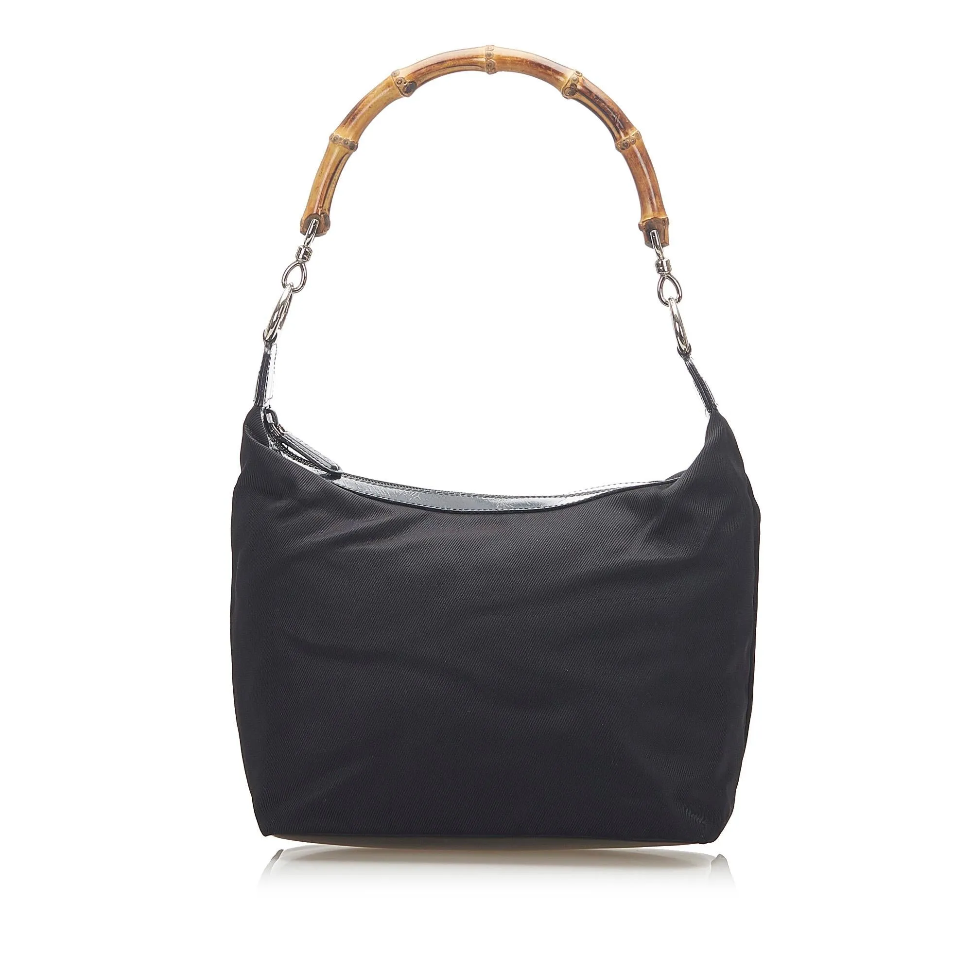Gucci Bamboo Canvas Shoulder Bag