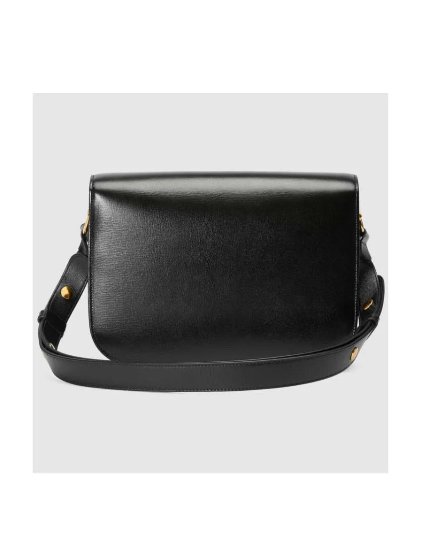Gucci Black Horsebit 1955 Series Small Shoulder Bag