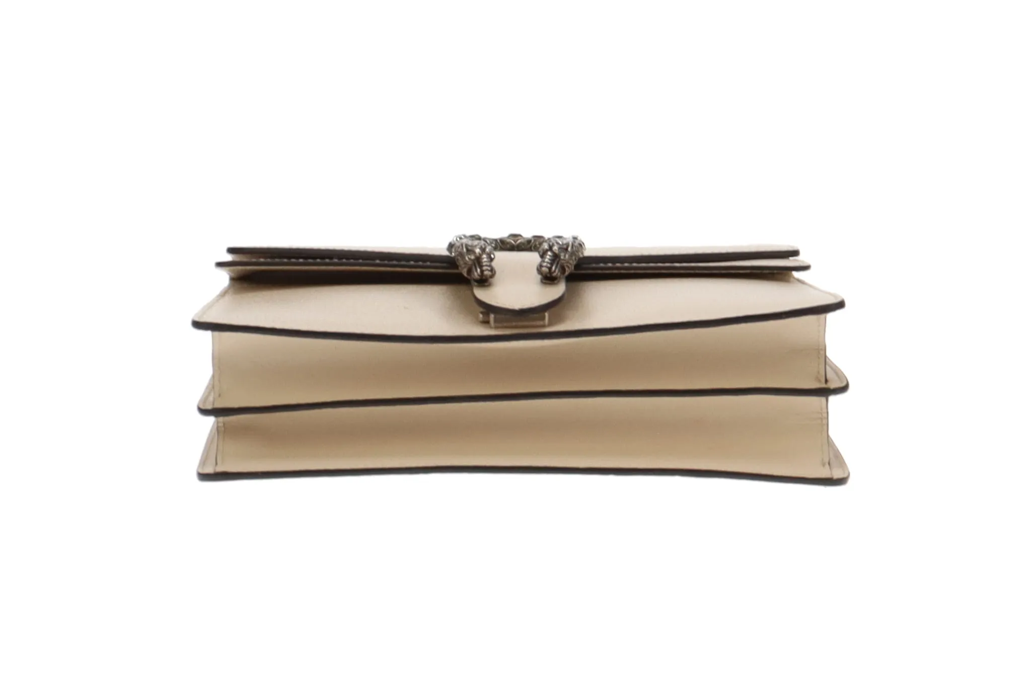 Gucci Cream Leather Small Dionysus Shoulder Bag