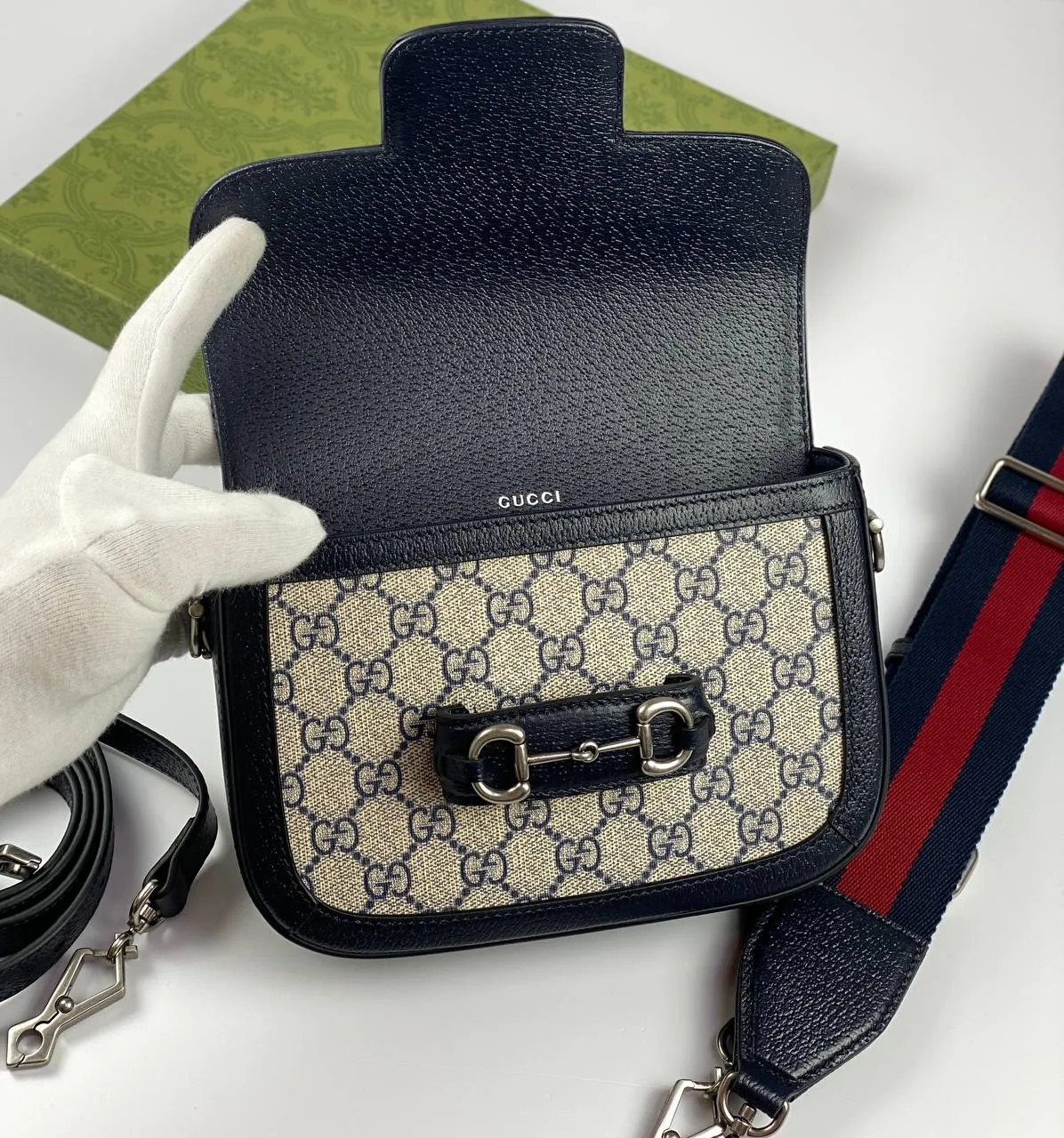 Gucci Horsebit 1955 shoulder bag black