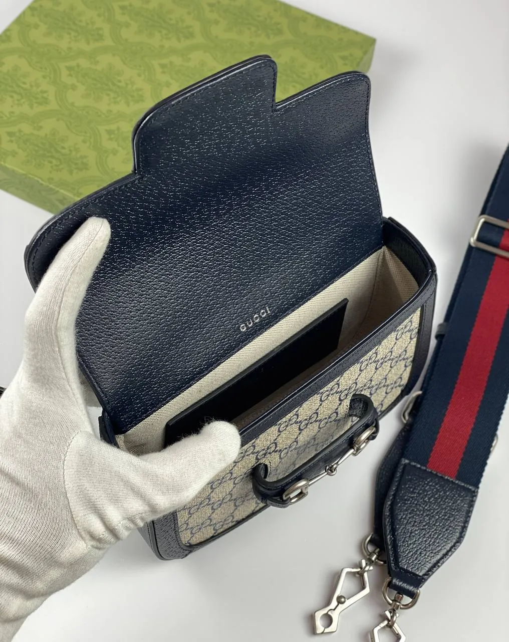 Gucci Horsebit 1955 shoulder bag black
