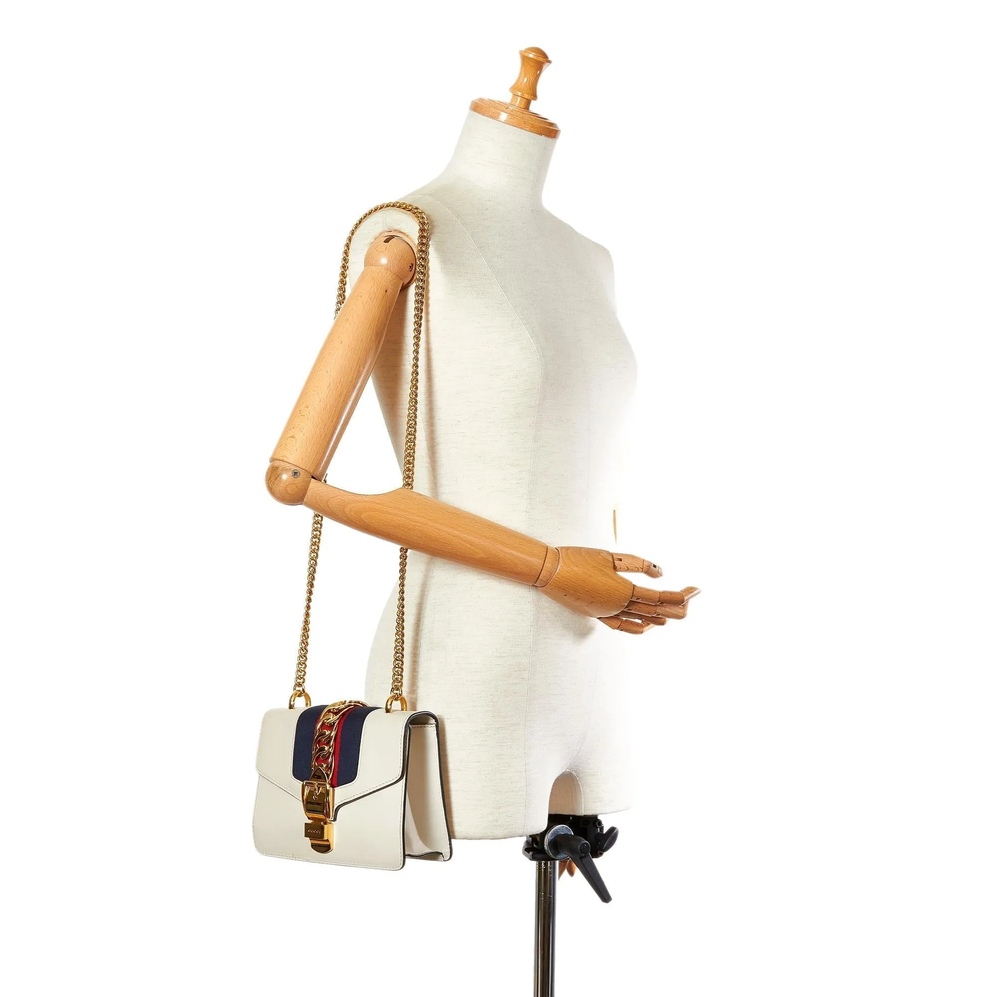 Gucci Mini Sylvie Leather Chain Shoulder Bag