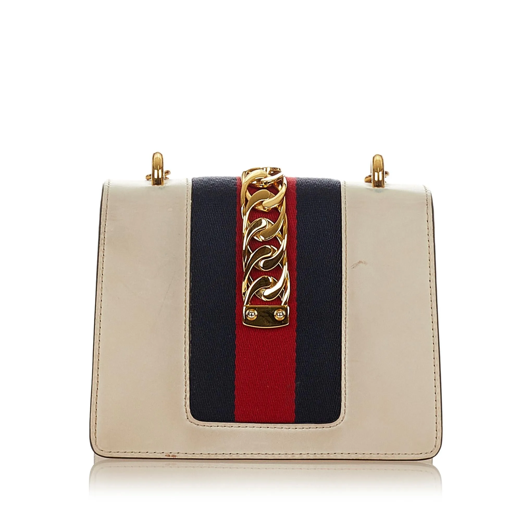 Gucci Mini Sylvie Leather Chain Shoulder Bag