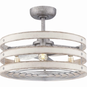 Gulliver 23"Ceiling Fan Galvanized Finish Fandeliers FANS on sale now