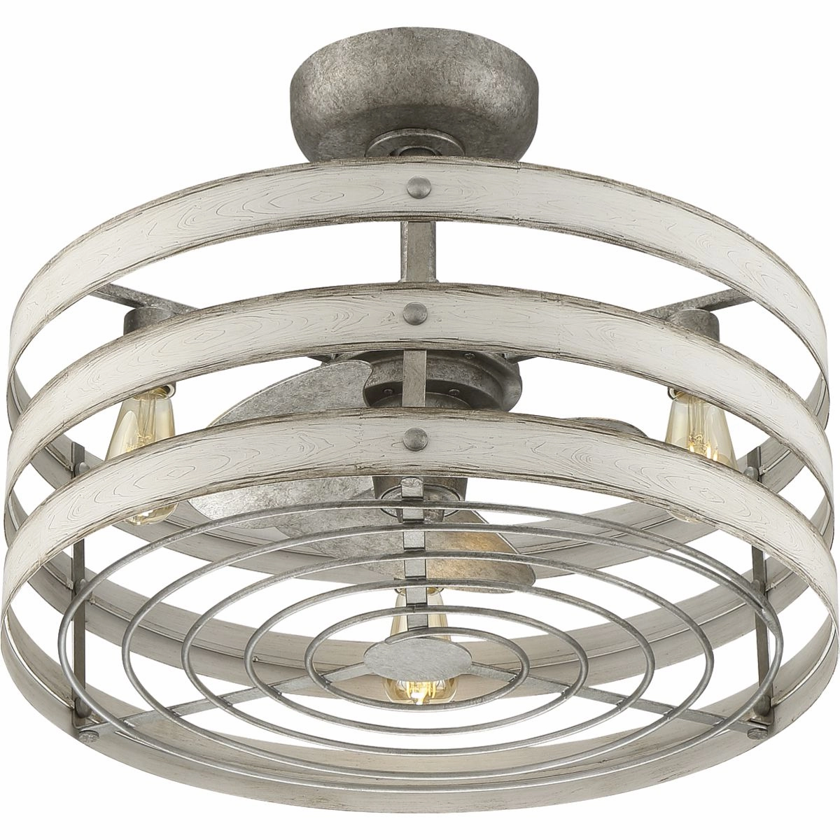 Gulliver 23"Ceiling Fan Galvanized Finish Fandeliers at discount prices