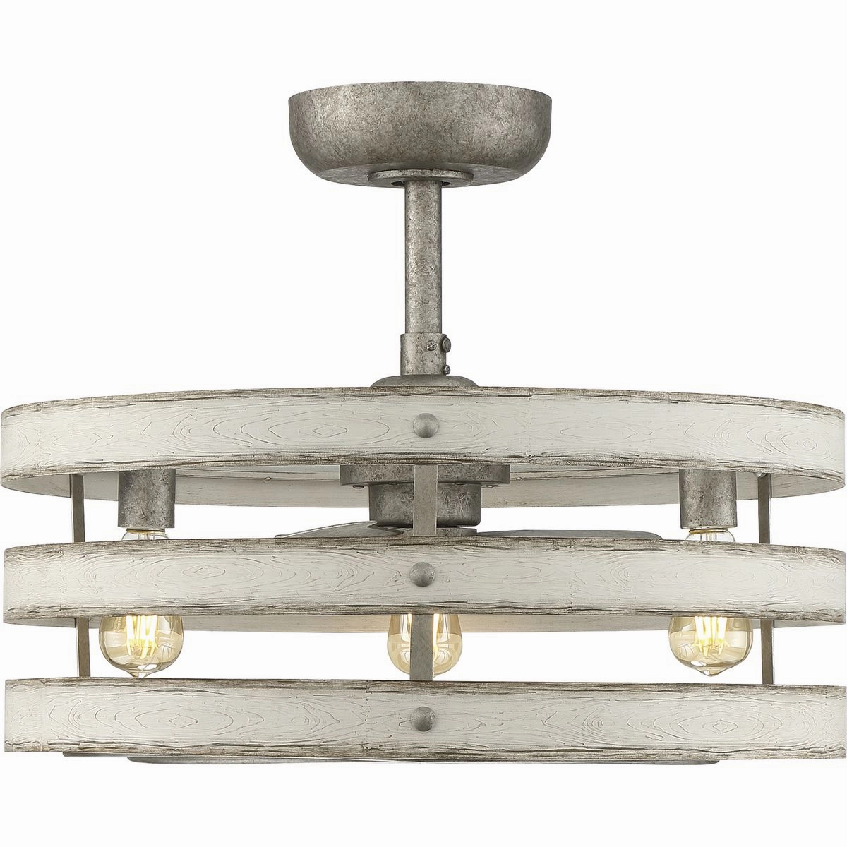 Gulliver 23"Ceiling Fan Galvanized Finish Fandeliers at discount prices