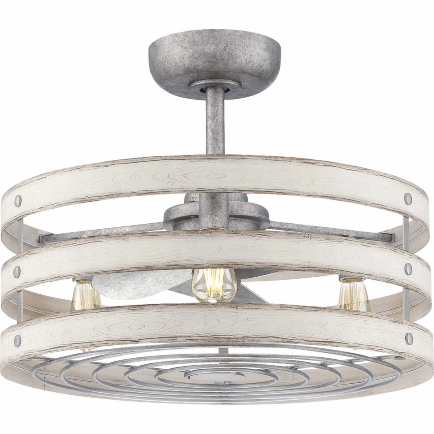 Gulliver 23"Ceiling Fan Galvanized Finish Fandeliers at discount prices