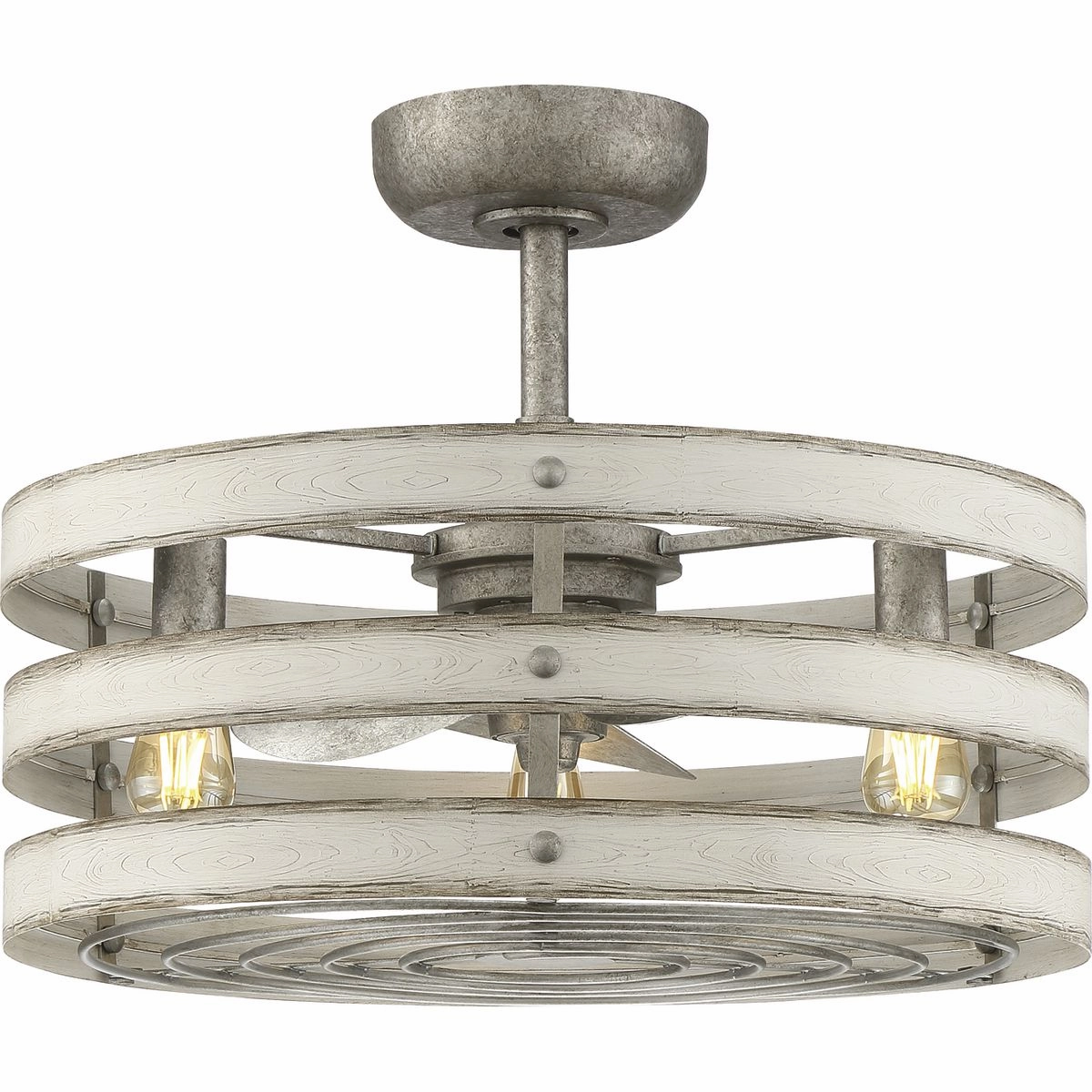 Gulliver 23"Ceiling Fan Galvanized Finish Fandeliers at discount prices