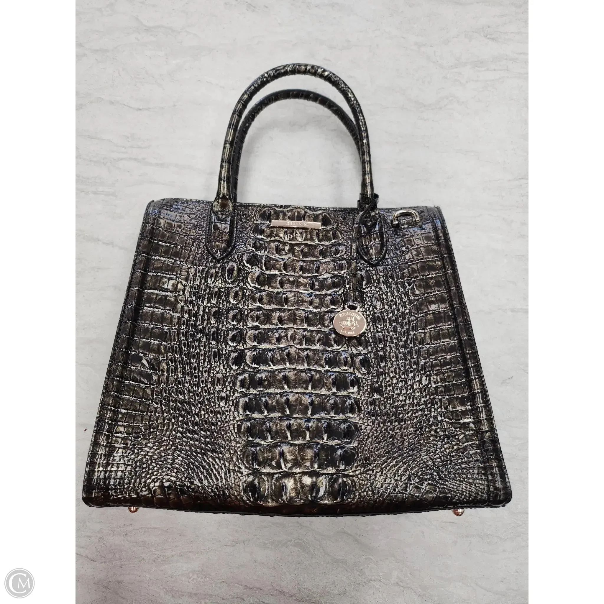Handbag Designer By Brahmin, Size: Large