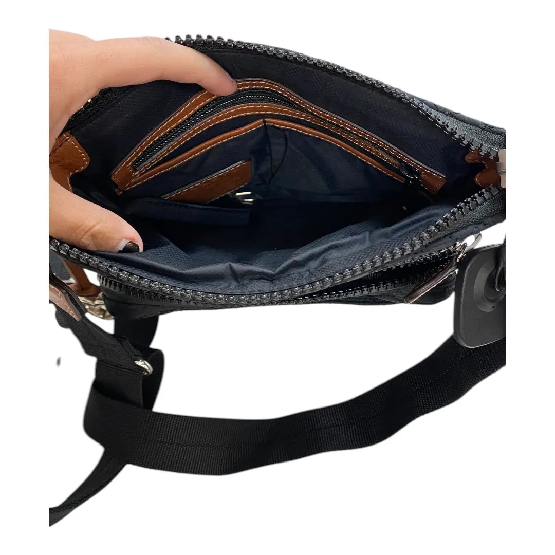 Handbag Designer By Brighton In Black & Brown, Size:Small