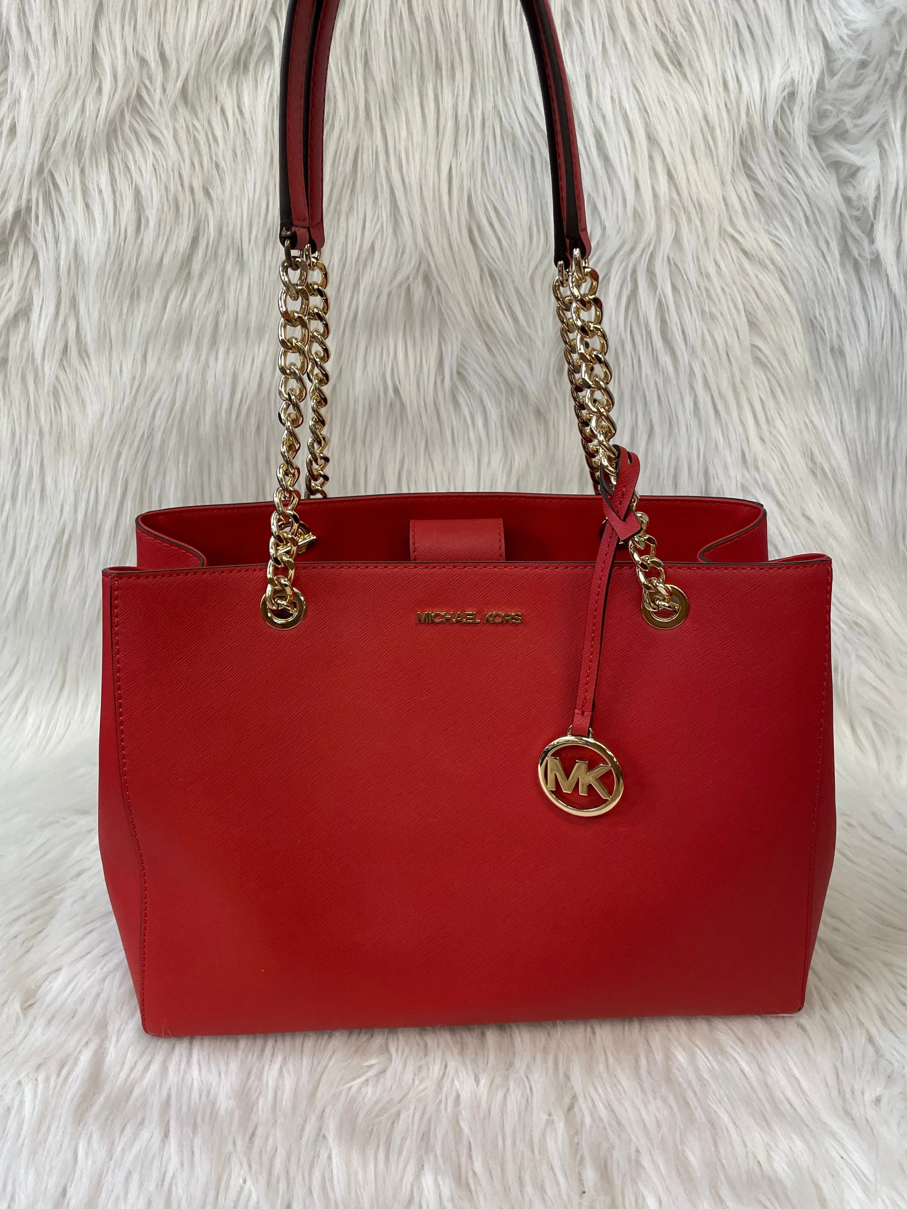 Handbag Designer By Michael Kors, Size: Large